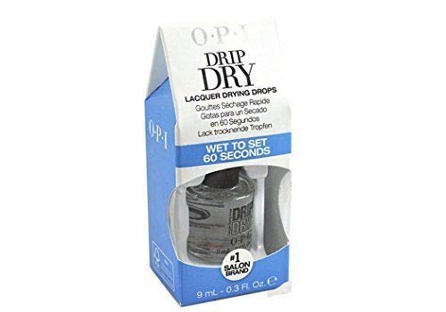 Drip Dry Lacquer Drying Drops Wet to set 60 seconds With FREE Dropper easy to use | size 0.3 fl oz / 9 ml