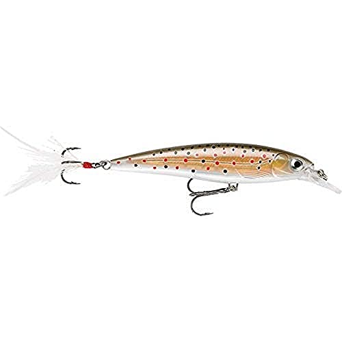 Rapala X-Rap Lure with Two No. 12 Hooks, 0.6-0.9 m Swimming Depth, 4 cm Size, Brown Trout — image 1