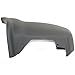 Evan Fischer Bumper End Compatible With 2000-2004 Nissan Xterra, Textured Plastic Rear Driver Side NI1104114