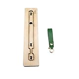 WellieSTR Leather Cutting die Leather Craft DIY Key Ring Wooden Template Knife Punching Key Chain Cutting Mould Cutter (Y004)