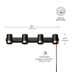 Globe Electric 64000047 4-Light Track