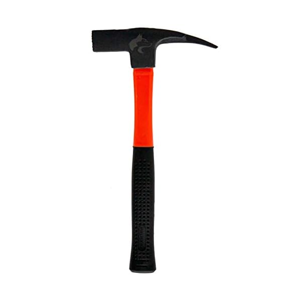Latthammer mit Nagelhalter/Magnet Kopfgewicht 600 g Glasfaserstiel Zimmermannshammer Schreinerhammer – Bild 6