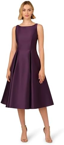Amazon.com: Adrianna Papell Women's Sleeveless Tea Length Dress, Ivory, 14  : Clothing, Shoes & Jewelry