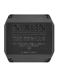 Nixon Regulus - Reloj digital resistente al agua y los golpes para hombre (1.811 in. Correa de bloqueo de Looper)
