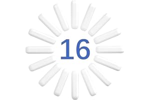 ONiLAB 16PCS 8 * 30mm Magnetic Stirrer Mixer Stir Bars, White Color, Laboratory Magnetic Stir Bar Set