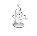 Minilabo Video Baby Monitor Wireless Digital Camera with Night Vision,Two Way Talk Audio, Zoom Pan & Video Long Range & Temperature Monitoring,Wall Mount (White)