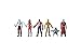 Birsppy Arvel Guardians of The Galaxy Titan Hero Series 6-Pack 12-inch Action Figures Set: Drax, Gamora, Star-Lord, Groot, Rocket Raccoon, Yondu