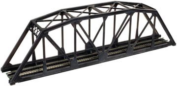 N KIT Code 55 Through Truss Bridge, Black