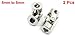 uxcell 5mm to 5mm Inner Dia Rotatable Universal Joint Connector 2 Pcs
