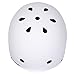 Critical Cycles Classic Commuter Bike/Skate/Multi-Sport CM-2 Helmet with 11 Vents, Matte White, Medium: 55-59 cm / 21.75