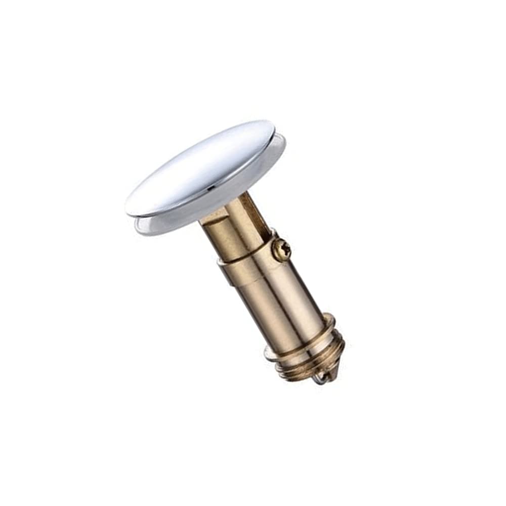 Bathroom Basin Sink Push Button Drain Stopper Push Sink Drain Plug Pop-up Stopper for Kitchen Bathroom(35.2mm)