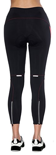 image for Santic Women's Bike Pants Cycling Tights 4D Padded Bicycle Long Trouse
