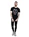 Disney Men's Coco Skull Pattern T-Shirt Medium Black