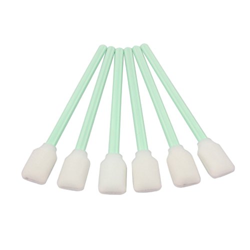 100pc 5” Square Foam Tip Cleaning Swab Sponge Sticks for Printer Inkjet Printhead Optical Equipment Optical Lens
