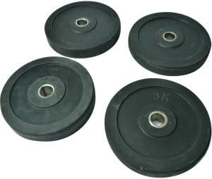SPORTO FITNESS 12 kg Rubber Plate Set