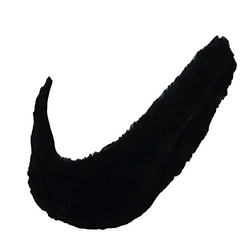 Fake Black Facial Hair Farmer Lincoln Beard Adult Halloween Costume Theatre Prop