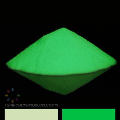 Green Glow in The Dark Powder - 1 Ounce
