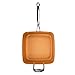 Bulbhead Red Copper Deluxe Square Pan, Deep Fryer, Steamer