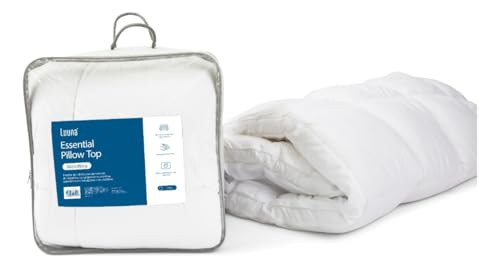 Pillow Top Casal Luuna Essential Microfibra, Down Alternative Ultra Soft, Capa Hipoalergênica, Lavável
