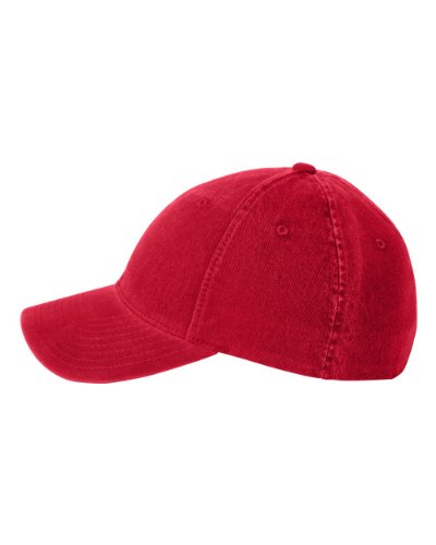 6997 Flexfit Low Profile Garment Washed Cotton Cap - Large/X-Large (Red)