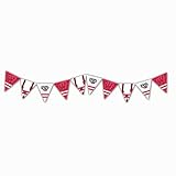 Eureka NFL University of Wisconsin Badgers Pennant Banner, 3-Design