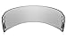 Oakley Straight Small Pro Cut Hockey Visor, Grey, One Size