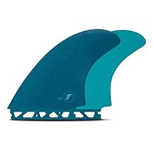 Futuro aletas en fibra de vidrio individual Fin Set, Color Azul