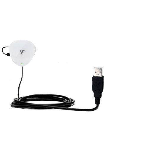 USB Data Hot Sync Straight Cable designed for the Voice Caddie VC300 with Charge Function – Two functions in one unique Gomadic TipExchange enabled cable