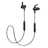 TaoTronics Bluetooth Headphones Wireless In Ear Earbuds Sports Sweatproof Earphones with Built in Mic (Cordless 4.1, Secure Ear Hooks Design, 7 Hours Play Time)