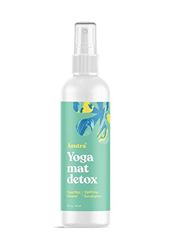ASUTRA Natural & Organic Yoga Mat Cleaner (Uplifting Eucalyptus Aroma), 4 fl oz | Safe for All Mats & No Slippery Residue | Cleans, Restores, Refreshes | Comes w/ Microfiber Cleaning Towel - Thumbnail 7