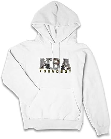Nba Youngboy Never Broke Again Womens Hoodie Fashion Pullover Sweater White Nba Youngboy Never Broke Again Womens Hoodie Fashion Pullover Sweater White