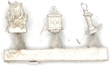 Stonehaven Statue of Cthulhu, Lantern, and Candle Accessories Miniature Figure for 28mm Table Top Wargames - Made in USA