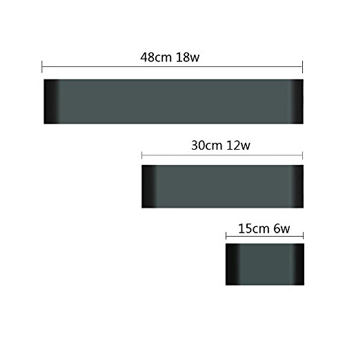 Rumfo Wall Light, Modern Minimalist LED Aluminum Lamp Bedside Lamp Wall Lamp Room Bathroom Mirror Light Direct Creative aisle (48cm 18w)