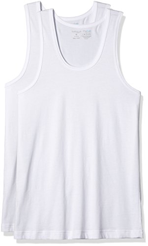 Van Heusen Men Anti Bacterial Regular Fit Vest - 100% Combed Cotton - Pack of 2 - Moisture Wicking, Soft Handfeel 1 Van Heusen Men Anti Bacterial Regular Fit Vest - 100% Combed Cotton - Pack of 2 - Moisture Wicking, Soft Handfeel