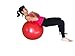 Clever Yoga Exercise Fitness Ball Plus Hand Towel and Foot Pump - Comes with Our Special Namaste (Black, 75cm)