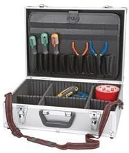 18 X 13 X 6 Aluminum Case with Lockable Latches and Shoulder Strap; Removeable Dividers by Storehouse