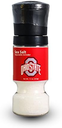NCAA Ohio State Buckeyes Sea Salt Grinder,6.75"Es,Black