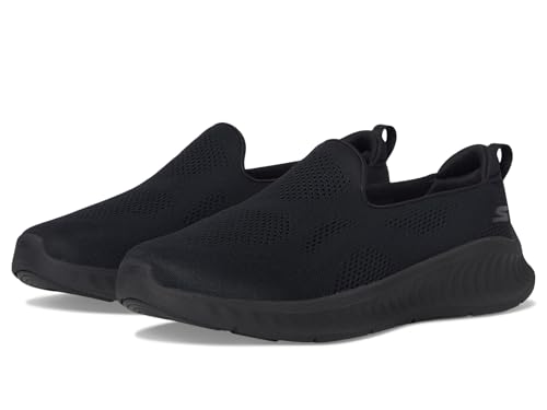 Skechers Women's Go Walk Now Eliana Sneaker, Black/Black, 8