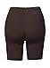 Women's Solid Premium Cotton Mid Thigh High Rise Biker Bermuda Shorts