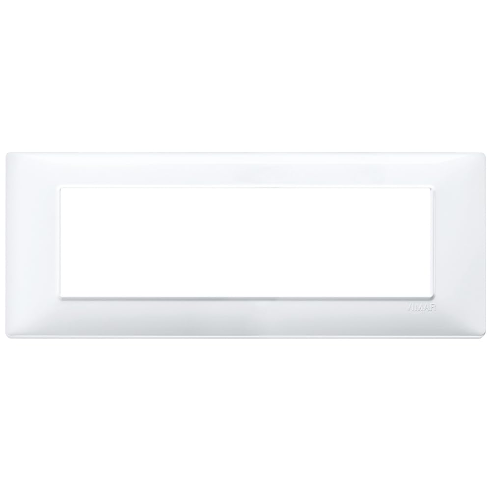 VIMAR Plana Series – Plate 7 Module tecnopolimero White