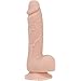 Pure Love 7.5 Inch Textured Silicone Dildo with Suction Cup