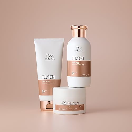 Fusion Shampoo - Tecnologia Wella Professionals per capelli setosi - Shampoo professionale per capelli con aloe vera e vitamina E 250ml