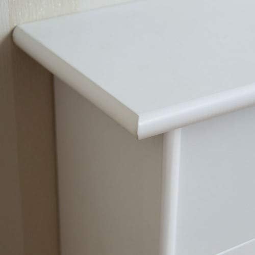 Vida Designs Oxford Radiator Cover White, Medium, Traditional Cross Pattern Design For Optimal Heat Circulation - Image 3