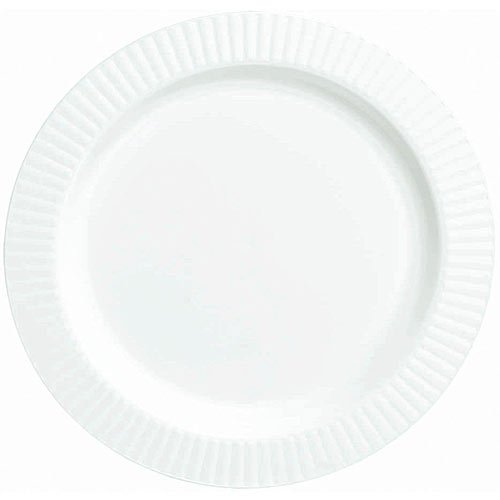 "White Plastic Plates, 10.25 inch" - Image 2