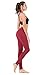 QUEENIEKE Women Yoga Leggings Workout Tights Running Pants Size M Color Red Long