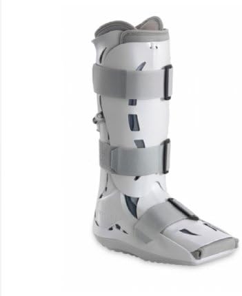DJO Air Ankle Walker Boot Gray Small Plastic/Foam Hook and Loop Closure
