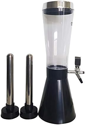 Torre de Chopp de 3,5 L com 2 Refis em Aço Inox 