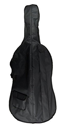 Merano 4/4 Full Size Black Cello with Hard Case with Bag and Bow+2 Sets of Strings+Cello Stand+Music Stand+Metro Tuner+Mute+Rosin