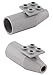 Lego Parts: Aircraft Engine, Smooth Large, 2 x 2 Thin Top Plate (PACK of 2 - LBGray)