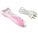 Electric Shaver Lady Cordless Hair Remover Personal Groomer Razor Hair Shaving Removal Tool Trimmer for Face Leg Armpit Arm Bikini Line Body (Pink)